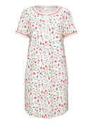 Sleepshirt, length 95cm porcelain rose