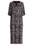 Damen - Nachthemd aus Tencel™, Modal und Seide , Länge 120 cm aus Modal in Schwarz, Gemustert aus Serie Favourites Seduction von CALIDA