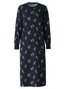 Long-sleeved nightdress, length 120 cm