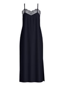 Damen - Nachthemd mit Spaghettiträgern, Länge 125cm aus Modal in Blau, Spitze aus Serie Elegant Dreams von CALIDA