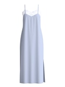 Damen - Nachthemd mit Spaghettiträgern, Länge 125cm aus Modal in Blau, Spitze aus Serie Elegant Dreams von CALIDA