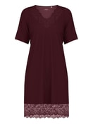 Donna - Camicia  notte in Modal di colore Rosso, Pizzo, della serie Season Special di CALIDA