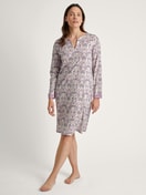 Long-sleeved nightdress, length 100 cm