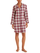 Chemise de nuit en flanelle, longueur 95 cm