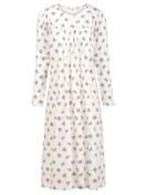 Damen - Langarm-Nachthemd, Länge 110 cm aus 100% Baumwolle in Beige, Floral aus Serie Special von CALIDA