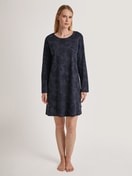 Long-sleeved nightdress, length 95 cm