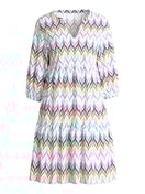 Femme - Chemise de nuit, longueur 95 cm en 100% coton de couleur Bleu, À motifs, de la série Favourites Tiles de CALIDA