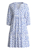 Femme - Chemise de nuit, longueur 95 cm en 100% coton de couleur Bleu, Floral, de la série Favourites Ocean de CALIDA