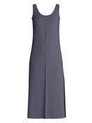 Donna - Camicia da notte, lunghezza 125 cm in Modal di colore Blu, Tinta unita, della serie Natural Loungewear di CALIDA