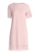 Donna - Camicia da notte a maniche corte, lunghezza 95 cm in Modal di colore Rosa, Pizzo, della serie Elegant Dreams di CALIDA