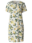 Short-sleeved nightdress, length 95 cm pineapple