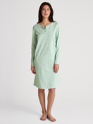 Long-sleeved nightdress, length 100 cm