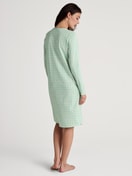 Long-sleeved nightdress, length 100 cm