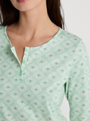 Camicia da notte a maniche lunghe, lunghezza 100 cm