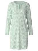 Long-sleeved nightdress, length 100 cm