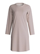 Damen - Langarm-Nachthemd, Länge 100 cm aus 100% Baumwolle in Blau, Gemustert aus Serie Graphic Nights von CALIDA