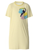 Short-sleeved nightshirt made from pure organic cotton