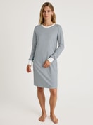 Long-sleeved nightdress, length 100 cm