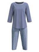 3/4-Pyjama provence blue