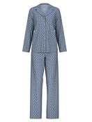 Pyjamas, buttoned through blue topaz