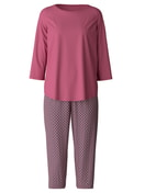 3/4 pyjama red violet