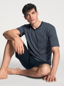 Kurz-Pyjama, V-Neck