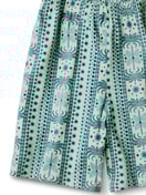 Damen - Kurz-Pyjama aus 100% Baumwolle in Türkis, Floral aus Serie Palm Dreams von CALIDA