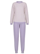 Frottee Bündchen-Pyjama lanquid lavender