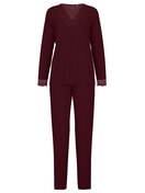 Women - Pyjamas, long made of Modal in Red, Lace, from the Season Special series by CALIDA