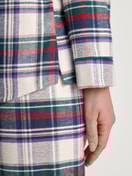Flanell-Pyjama mit Knöpfen Flanell-Pyjama mit Knöpfen