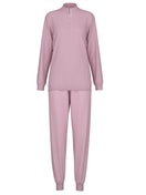 Bündchen-Pyjama mauve shadow