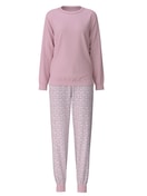 Bündchen-Pyjama fragrant lilac