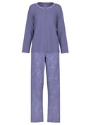 Pyjama, lang twilight purple