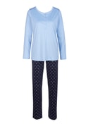 Pyjama, lang dark lapis blue