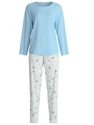Pyjama, lang cascade blue