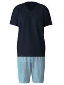 Pyjama court dolphin blue