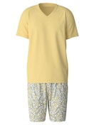 Kurz-Pyjama cytrus yellow