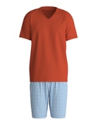 Kurz-Pyjama azurit blue