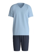 Kurz-Pyjama tempest blue