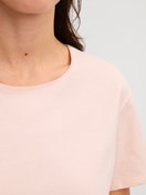 Women model is wearing Short pyjama made of 100% Cotton in Pink, Patterned from the Easter Nights series by CALIDA, Detail