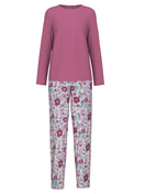 Pyjama, lang red violet