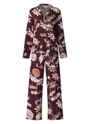 Damen - Pyjama mit Knöpfen aus 100% Baumwolle in Rot, Floral aus Serie Season Special von CALIDA, Verpackung