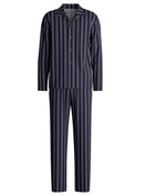 Men - Button-Up Pyjama made of 100% Cotton in Blue, Striped, from the Relax Streamline 4 series by CALIDA