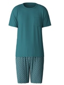 Kurz-Pyjama philo green