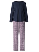 Pyjama, lang peacoat blue