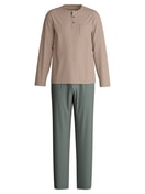 Herren - Pyjama, lang aus 100% Baumwolle in Blau, Gemustert aus Serie Relax Choice 1 von CALIDA