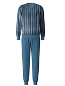 Pyjama with cuff coronet blue