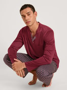 Pyjama, lang mars red