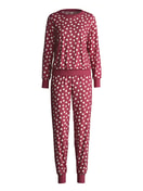 Women - Pyjama with cuff made of 100% Cotton in Red, Unicoloured, from the Cotton Special series by CALIDA