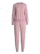 Women - Pyjama with cuff made of 100% Cotton in Pink, Patterned, from the Cotton Special series by CALIDA